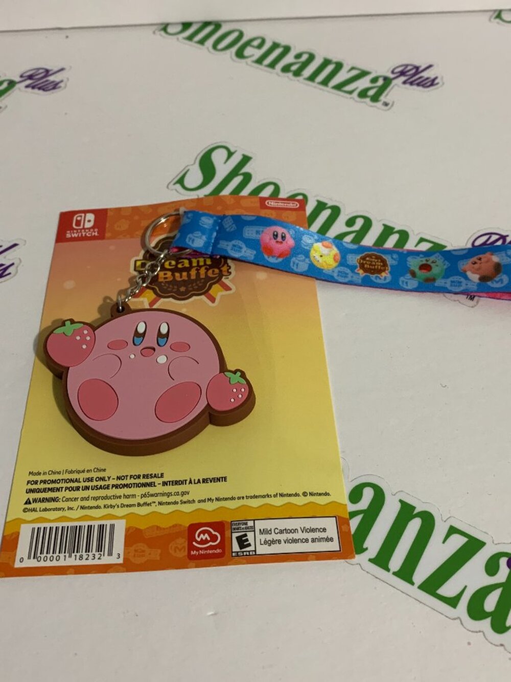My Nintendo Rewards Kirby's Dream Buffet Switch Keychain Lanyard Kirby